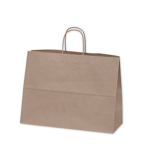 Classic Kraft Paper Shoppers the eco-friendly way with this recycled material option!