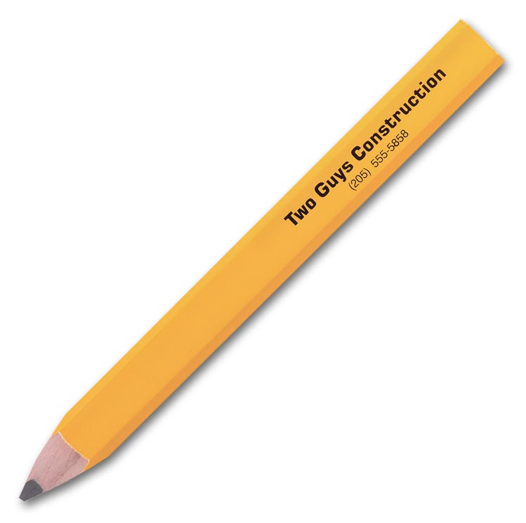 Customize this Carpenter Pencil to promote your business with impact.