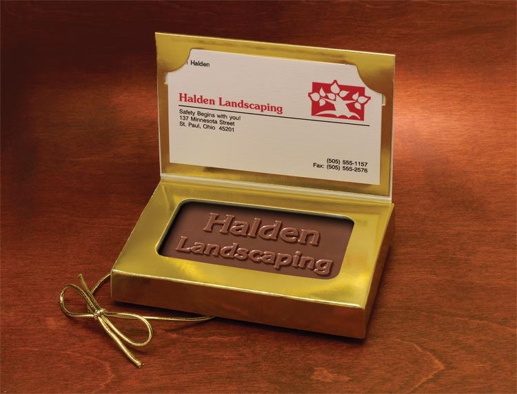 108707 - Custom Chocolate Business Cards