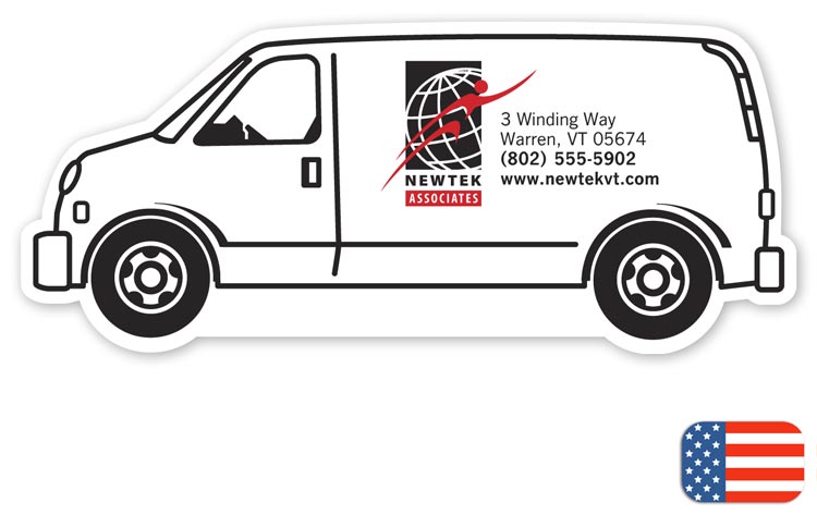This Custom Van Magnet is a perfect way to promote your business. 