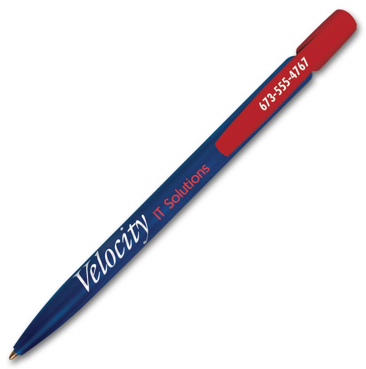This pen ensures that you get noticed. It is the perfect pen to offer as a promotional item due to it's large imprint surface