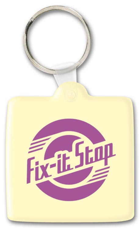 Custom Square Key Tag for Promotions