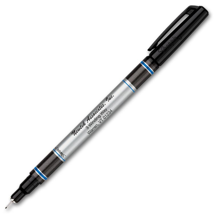 A perfectly pointed pen for writing important information.