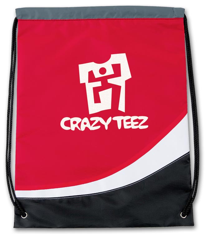 Custom Curved Cinchpack for Promotions