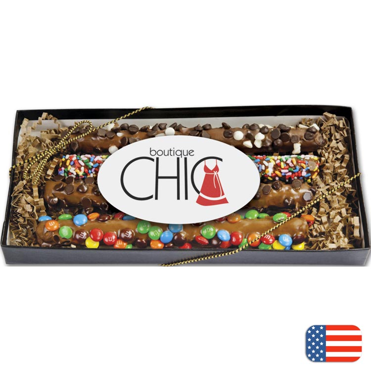 Custom pretzel stick gift box for delicious impression