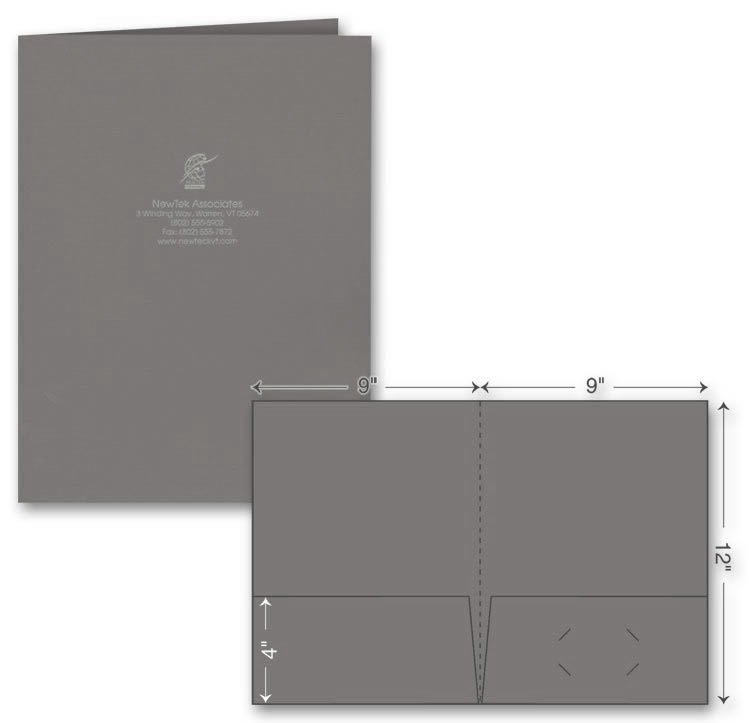 109800 - Linen Presentation Folders