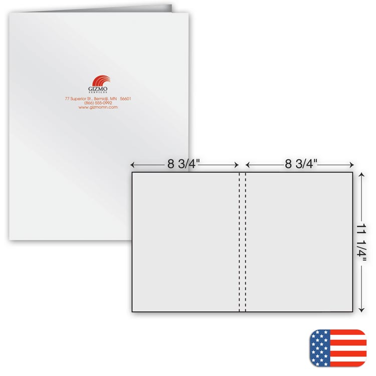 Custom One Part Extra Capacity Report Cover for Promotion