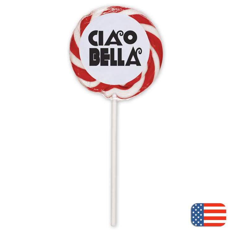 Oustom old fashioned whirly pops with personalization