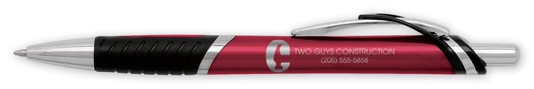Promote your business with a pen with a comfortable grip and smooth writing style.