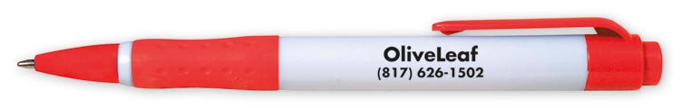 These Accent Grip Pens are an ideal pen to promote your business with color. 