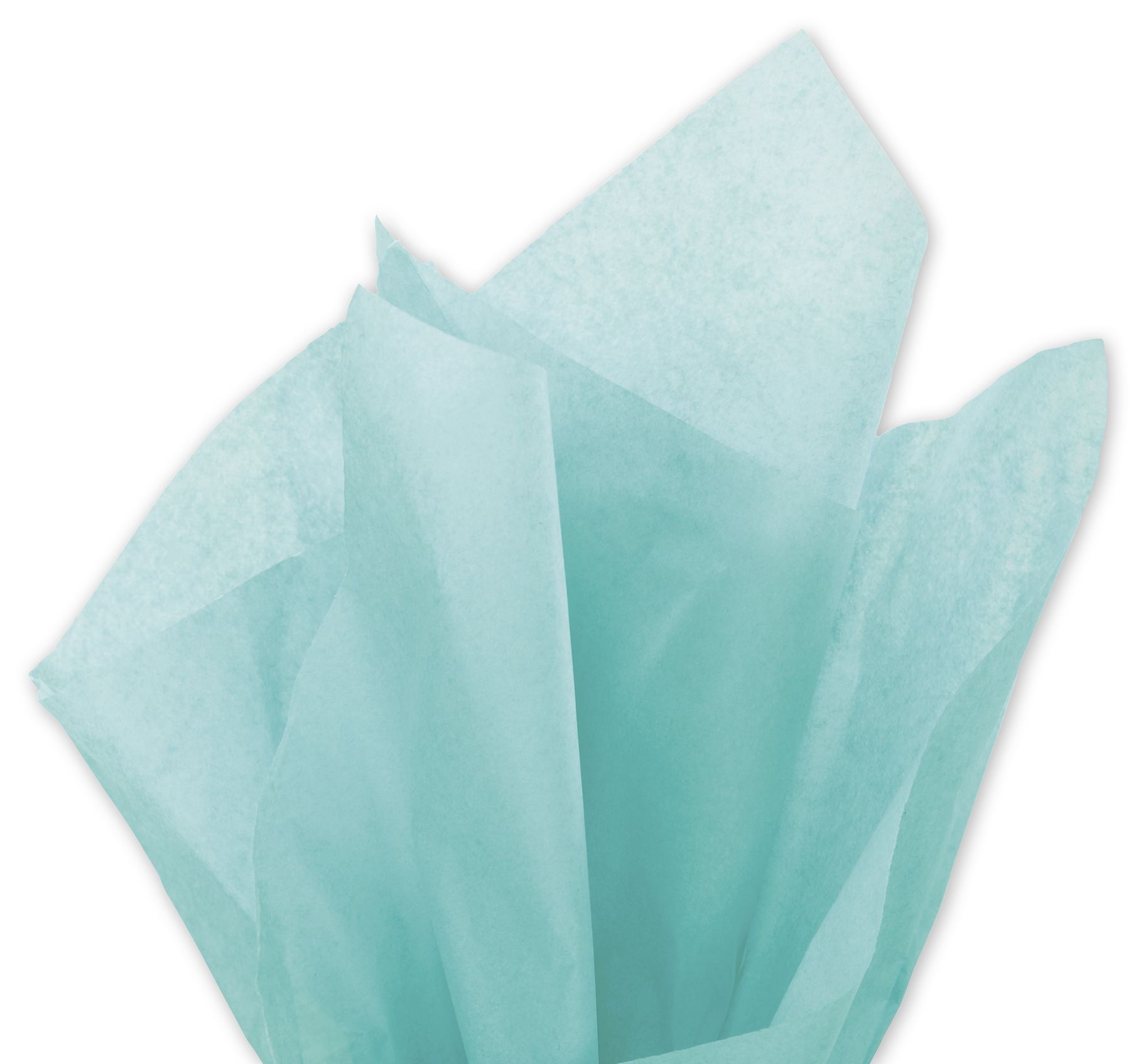 Dress up your gifts with this vibrant solid aquamarine tissue paper. Mix and match with colors or patterns for added style.