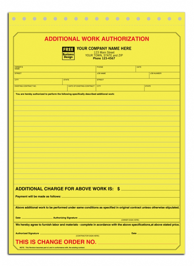 120 - Additional Work Authorization Forms