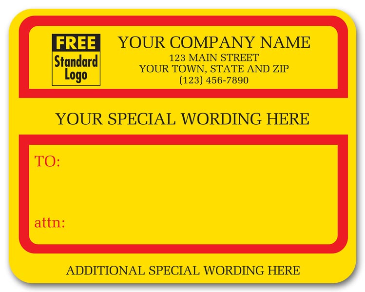 Custom Jumbo Padded Mailing Label for Promotion