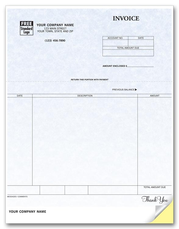 Clear and Concise. This classic Invoice is perfect for any business. 