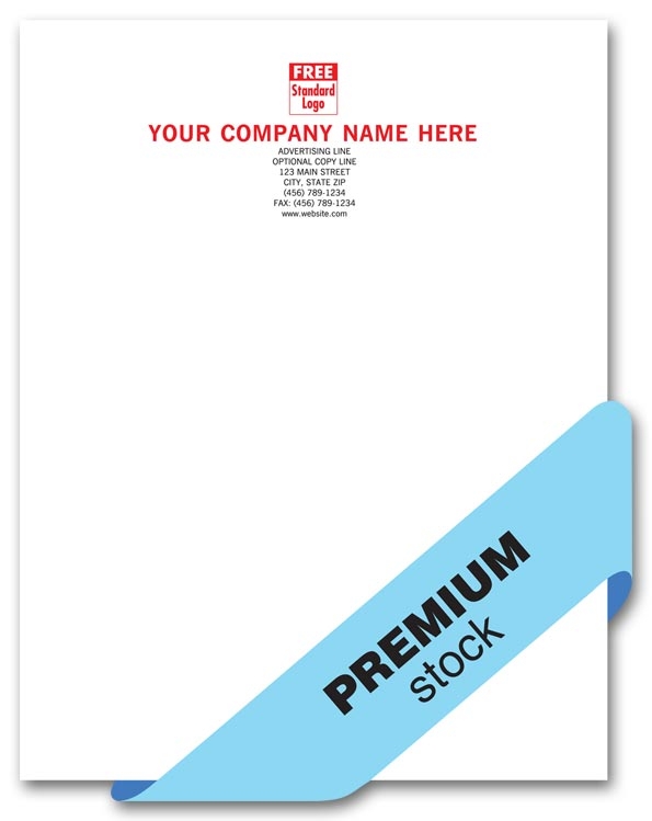 LH700 - Personalized 24 lb Letterheads Printing