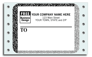 1288 - Preprinted Continuous Mailing Labels