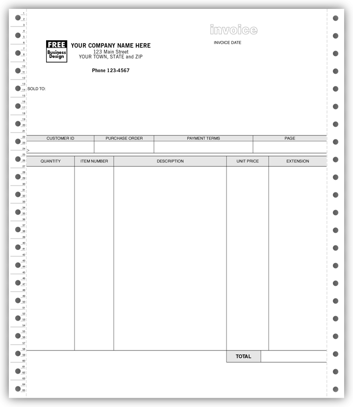 13009 - Continuous Business Invoices