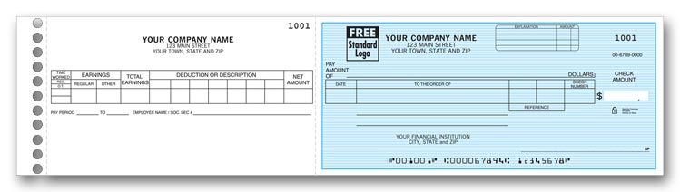 Custom Payroll/General Expense Check