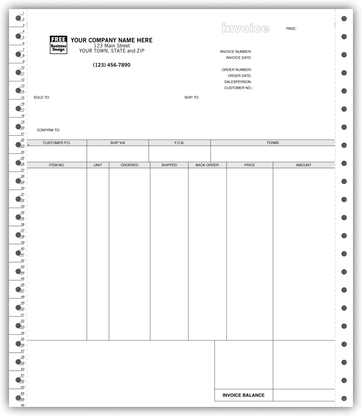 13360 - Custom Continuous Invoices for MAS