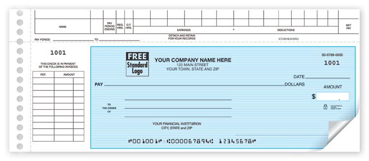 Custom Topwrite Payroll/Expense Check