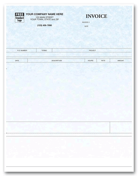 These Laser Service Invoices are compatible with Peachtree software and are ideal for any service.