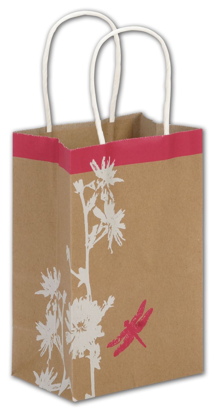 Make your purchases pop with these beautiful sturdy shopping bags. Ideal for florists.