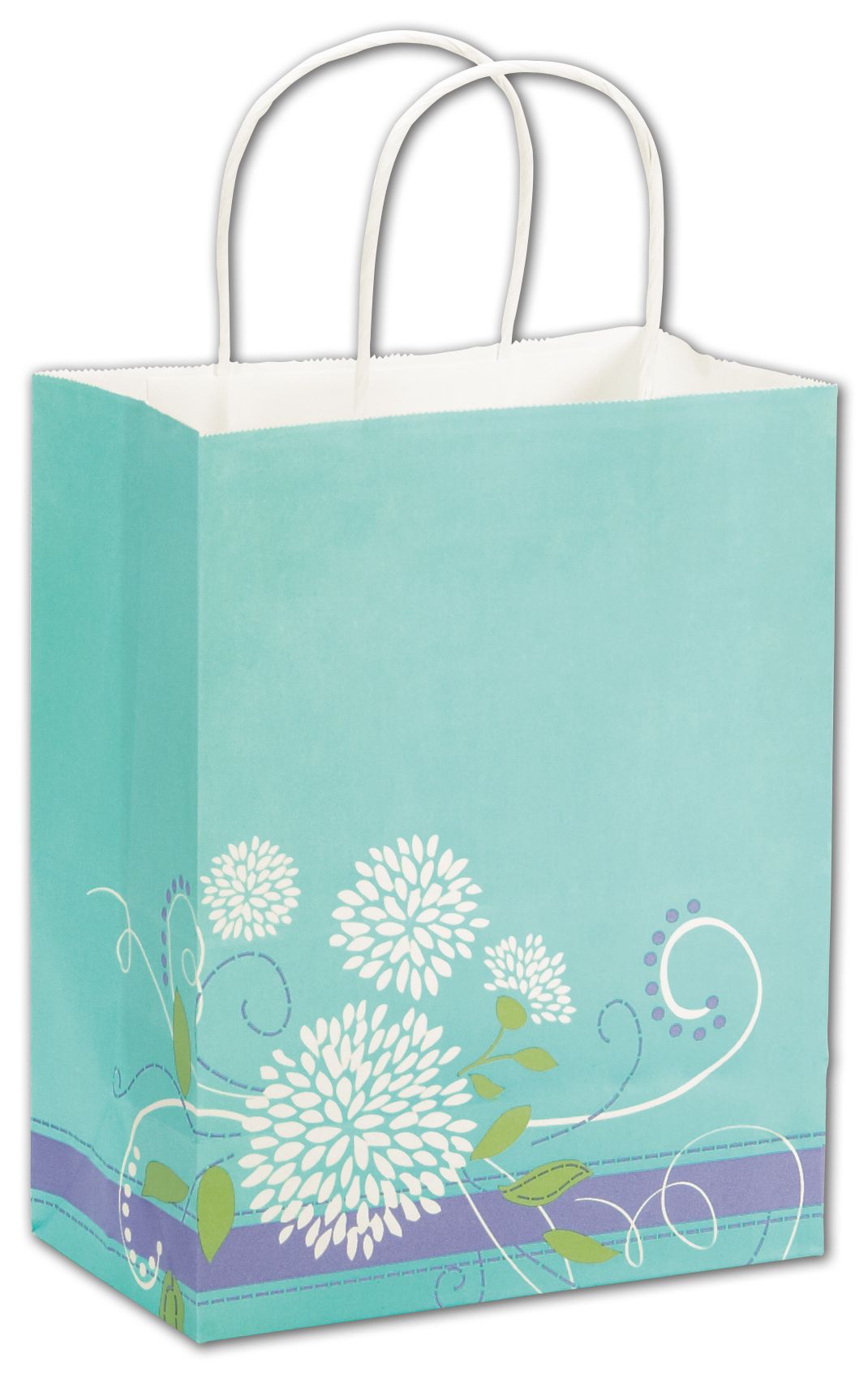 These delicate beautiful shopping bags are ideal for gift giving or purchases. Perfect for florists.
