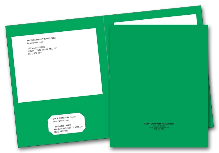 P575 - Pocket Folders Printing - Reinforced Pocket Folder