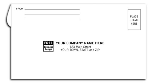 Small envelopes customized online or printed with your own design.