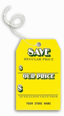 192 - Price Tags Printing - Small Price Tags