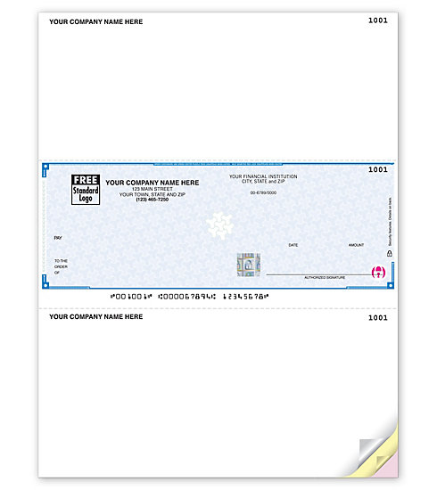These Laser Peachtree Checks are perfect for paying for anything. With 2 detachable stubs. Compatible with Peachtree software