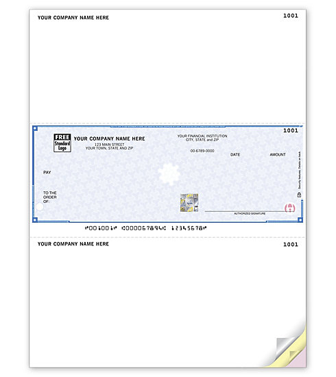 These Sage Contractor Checks help contractors pay bills. Complete with 2 detachable stubs. Choose your check color.