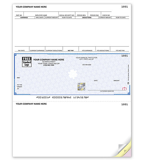 SDLM301 - Laser Peachtree Payroll Checks