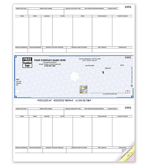 These Laser Peachtree Payroll Checks are perfect for your business. For use with inkjet and laser printers.