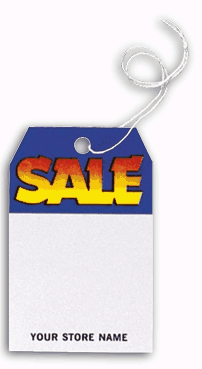 198 - Custom Small Sale Tags