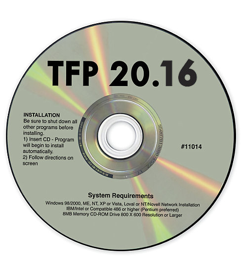 TF1101 - Tax Software  - TFP for Windows