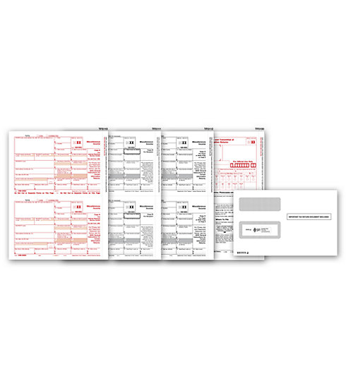 TF6103E - Laser 1099 Kit - Misc. Income with Envelopes