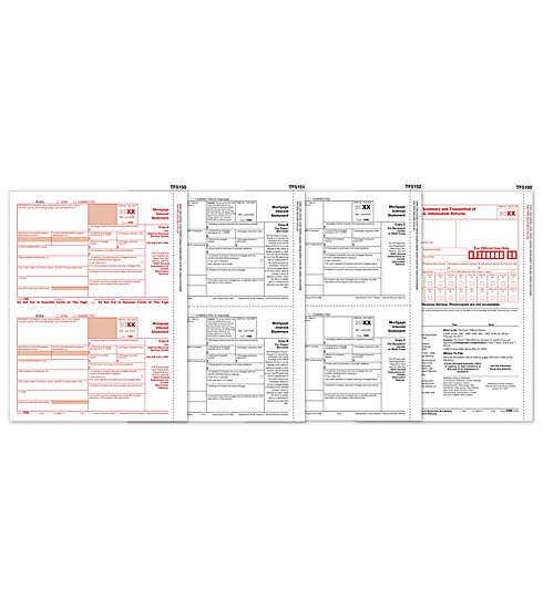 TF6108 - Laser 1098 Tax Forms Kit - 3-Up