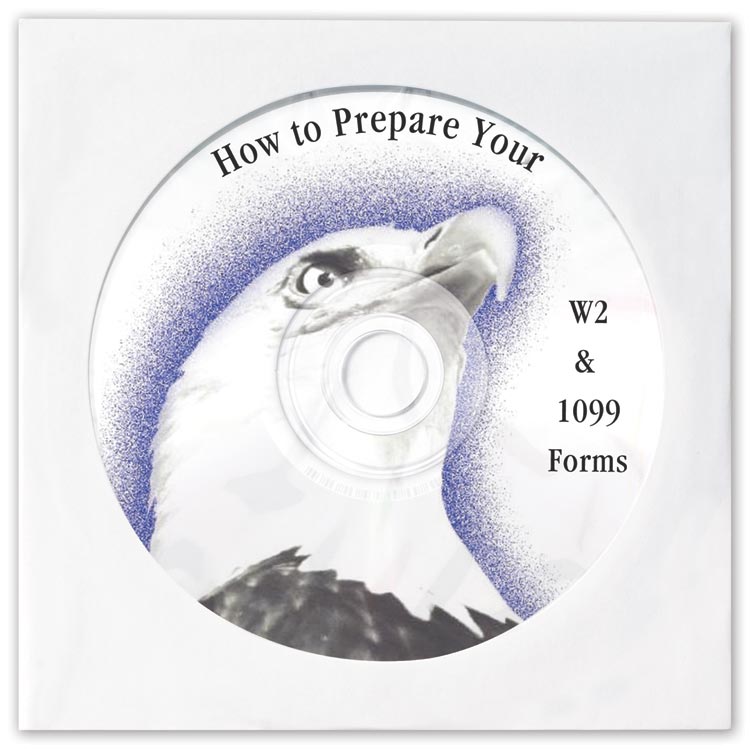 TF7011 - Tax Preparation CD - How To Prepare  W-2's & 1099's
