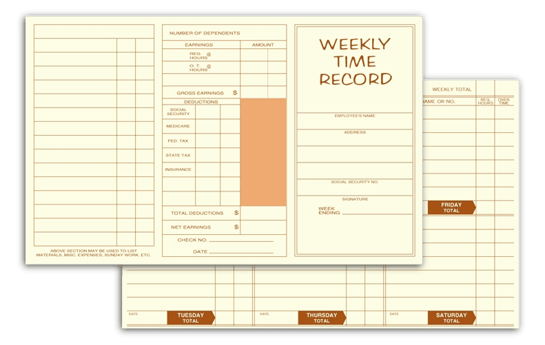 220 - Weekly Employee Time Cards