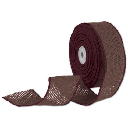 This Brown Burlap Ribbon is perfect for all of your wrapping needs.