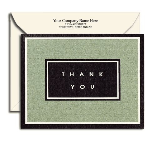 2950 - Textured Thank You Cards - Personalized Greeting Cards