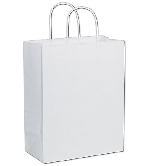 Classic White Paper Shoppers are an economical way to support your business.