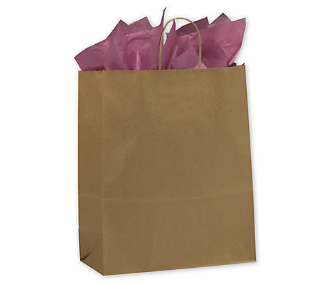 65# natural Kraft paper mix and match with colored tissue paper and with Natural kraft handles