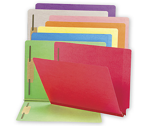 These colorful expansion folders are extra heavy to accommodate even the thickest files.