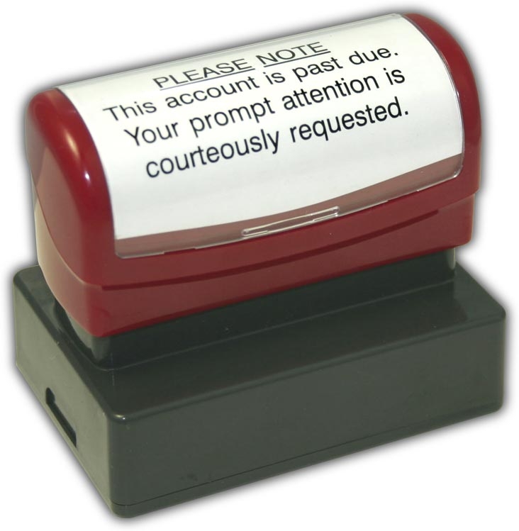 D02359 - PLEASE NOTE... Pre-Inked Stock Stamp