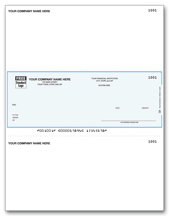 These Laser Peachtree Checks are perfect for paying for anything. With 2 detachable stubs. Compatible with Peachtree software
