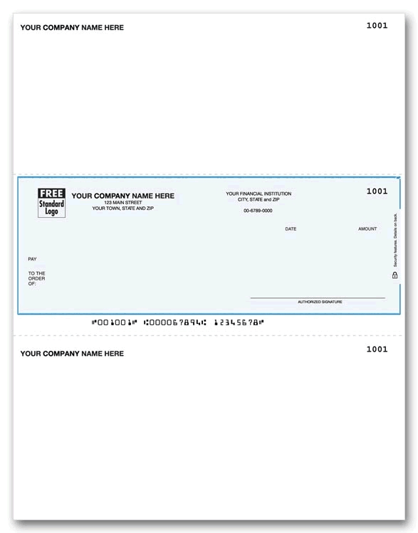 These Laser Peachtree Checks are perfect for paying any bills. For use with inkjet or laser printers.
