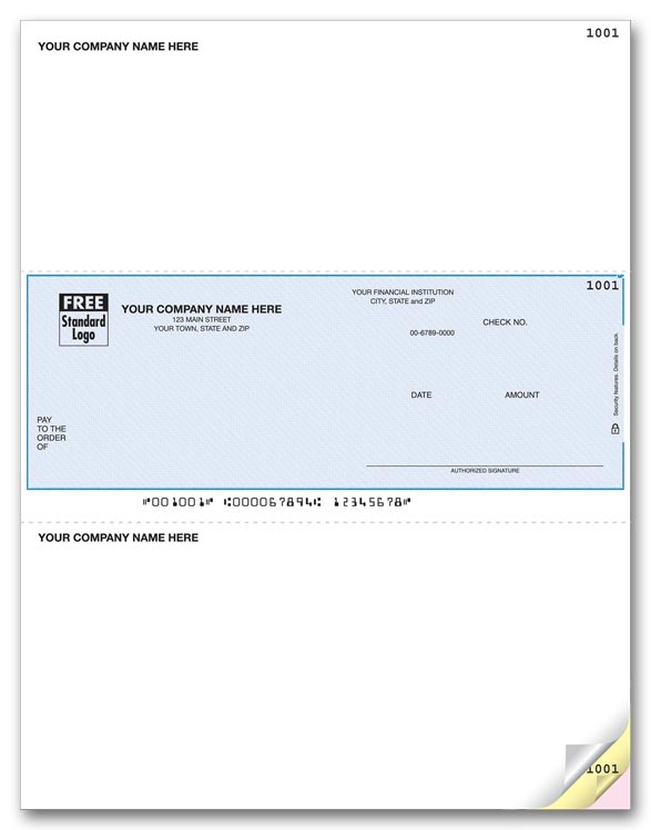 These Laser DacEasy® Business Checks are perfect for paying for anything. They come with 2 detachable blank stubs.