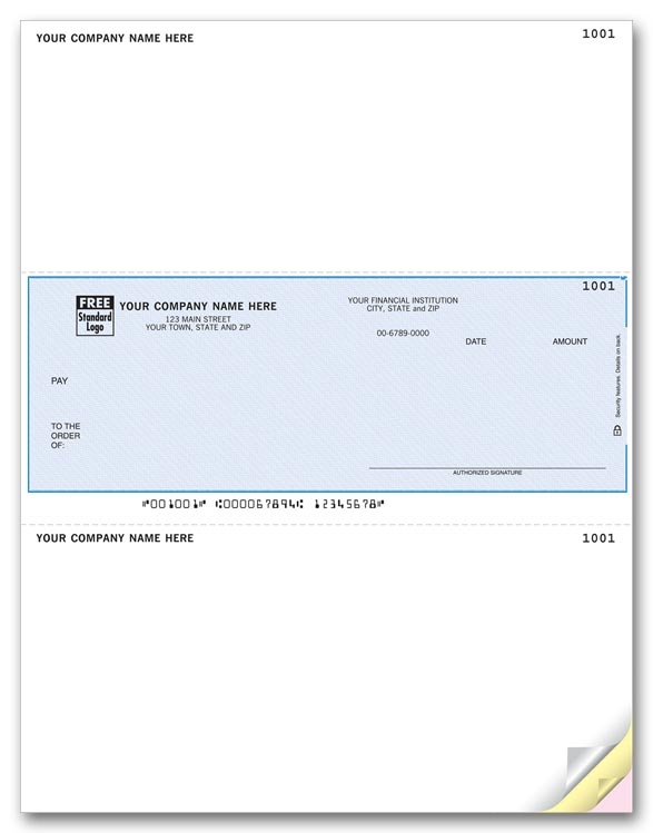 These Sage Contractor Checks help contractors pay bills. Complete with 2 detachable stubs. Choose your check color.